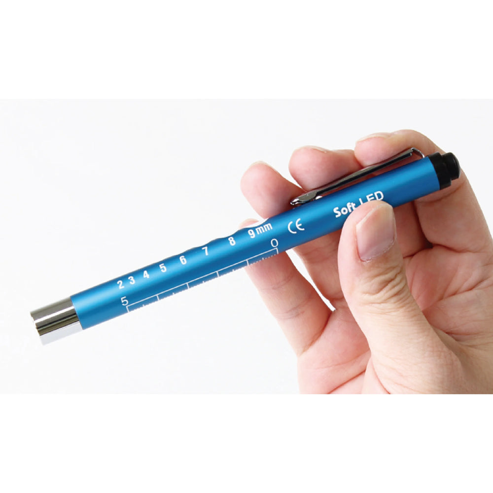 es soft LED Penlight -Knock-  / es ソフトLEDペンライト 瞳孔計付 -ノック式-