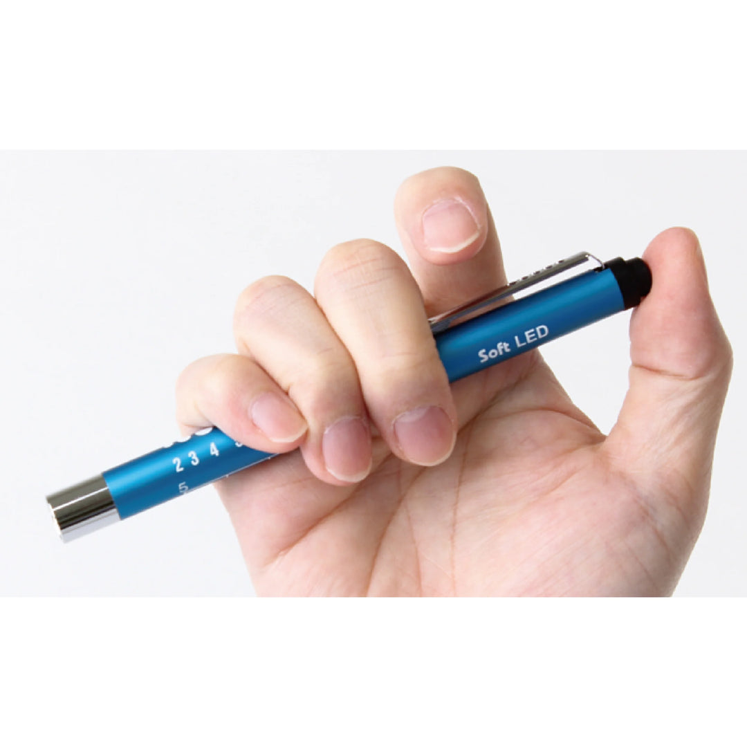 es soft LED Penlight -Knock-  / es ソフトLEDペンライト 瞳孔計付 -ノック式-